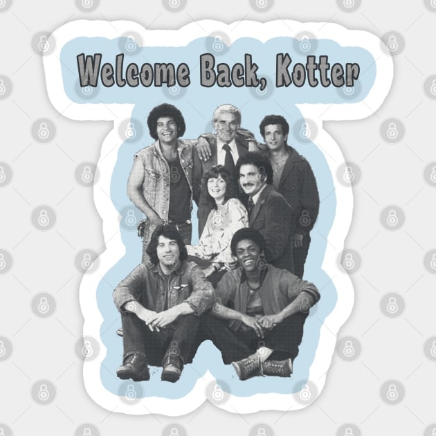 Welcome Back Kotter Sticker by Moulezitouna